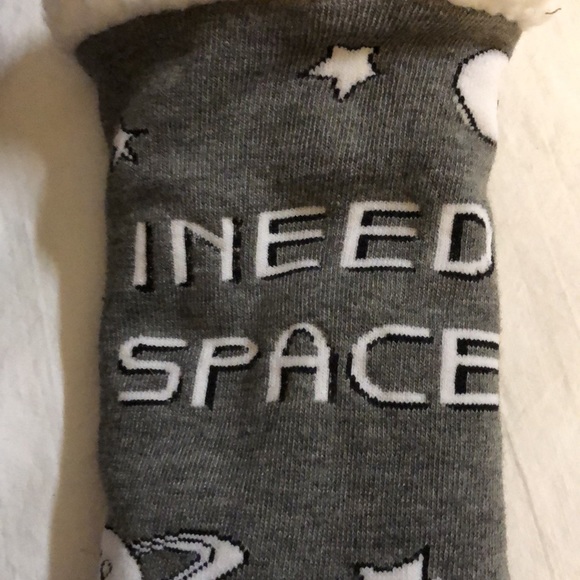 “I need space” slippers socks with Martian - Picture 2 of 7